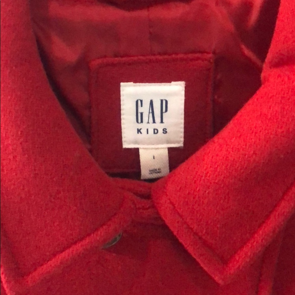 Gap Red Peacoat